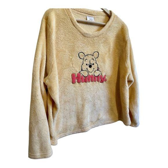 Disney Winnie the Pooh Hunny Sweatshirt‎ 3X Embroidered Plush PJ - Picture 6 of 7